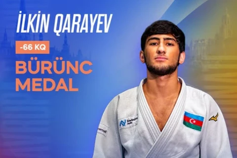 Илькин Гараев завоевал "бронзу" на чемпионате Европы по дзюдо среди подростков - ОБНОВЛЕНО