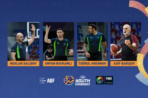 Basketbol hakimlərimiz Avropa çempionatlarına təyinat alıblar