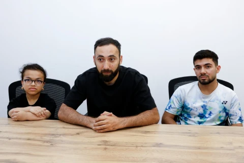 Milli Paralimpiya Komitəsində parabadmintonçularla görüş keçirilib - FOTO