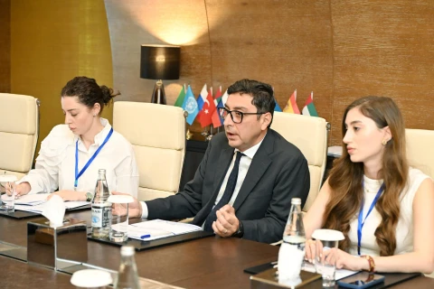 Fərid Qayıbov Bakıda ikitərəfli görüşlər keçirib - FOTO