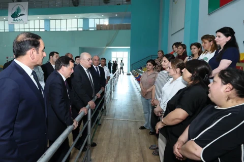 AVF prezidenti Tovuz Voleybol Akademiyasının fəaliyyəti ilə tanış olub