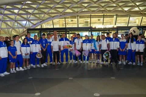Cüdoçularımız Avropa çempionatından 10 medalla Vətənə qayıdıblar - FOTO