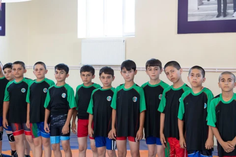 Qazaxın Daş Salahlı kəndində yeni sərbəst güləş zalı istifadəyə verildi - FOTO