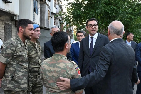 “Sağlam məhəllə” layihəsi çərçivəsində bölgələrdə idman zonaları istifadəyə verilib - FOTO