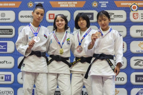 Cüdoçularımız Praqada parladı: Doqquz medal və komanda uğuru - FOTO
