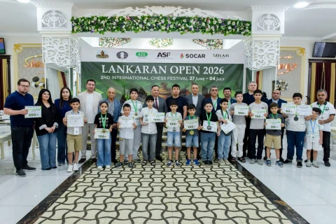 Азербайджанский шахматист вошел в тройку призеров Lankaran Open 2026