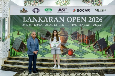 Азербайджанский шахматист вошел в тройку призеров Lankaran Open 2026