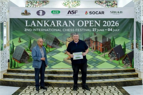 Азербайджанский шахматист вошел в тройку призеров Lankaran Open 2026