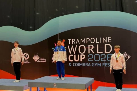 Koimbrada medal yağışı: Azərbaycan gimnastlarından parlaq nəticə - FOTO/VİDEO