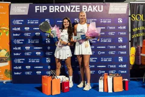 “FIP Bronze Baku II” beynəlxalq padel turnirinin qalibləri məlum olub