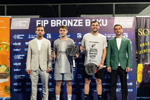 “FIP Bronze Baku II” beynəlxalq padel turnirinin qalibləri məlum olub