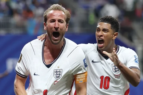 Harry Kane loses his voice celebrating England's World Cup quarter-final berth