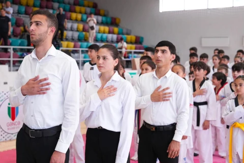 Gəncədə taekvondo üzrə şəhər birinciliyi keçirilib - FOTO