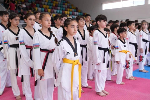 Gəncədə taekvondo üzrə şəhər birinciliyi keçirilib - FOTO