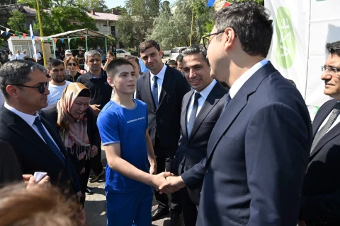 “Sağlam məhəllə” layihəsi çərçivəsində Sumqayıtda idman zonası istifadəyə verilib - FOTO