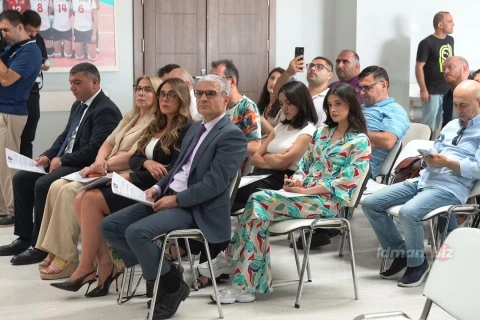Avropa çempionatının kubokunun Bakıda təqdimat mərasimi keçirilib - FOTO/VİDEO
