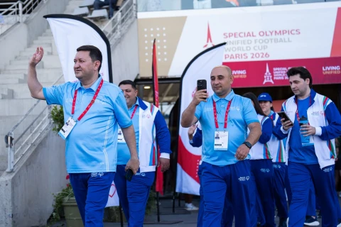 “Xüsusi olimpiya birləşmiş futbol dünya kuboku”nun açılış mərasimi keçirilib - FOTO