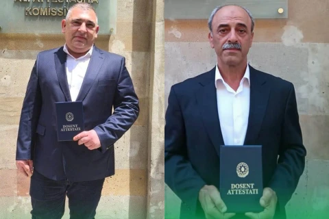 İdman Akademiyasının iki əməkdaşına dosent adı verildi