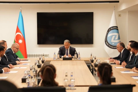 Rəşad Nəbiyev yeniyetmə cüdoçularla görüşüb - FOTO