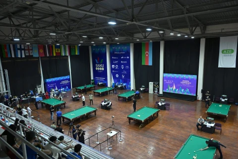 В Баку стартовал открытый чемпионат Европы по бильярду - ОБНОВЛЕНО - ФОТО