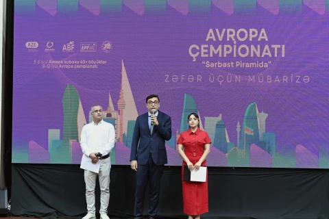 Bakıda Avropa çempionatının açılışı oldu: Bilyard ustaları mübarizədə