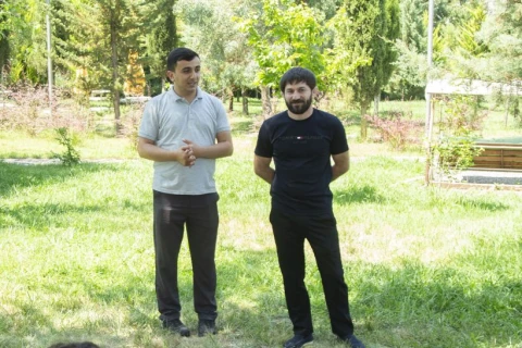 Lənkəranda şəhid övladları üçün Taleh Məmmədovdan ustad dərsi - FOTO