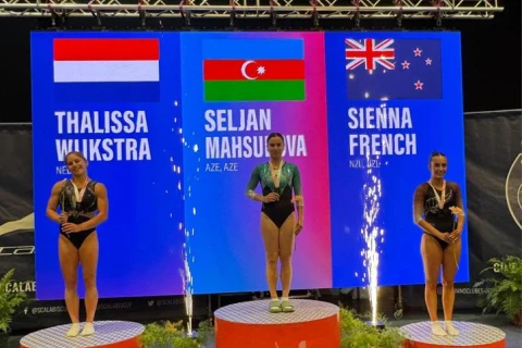 Azərbaycan gimnastları SCALABISCUP beynəlxalq turnirini 12 medalla başa vurublar