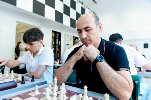 Jurnalistlər arasında şahmat turnirinin qalibləri müəyyənləşib - FOTO