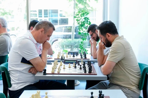 Jurnalistlər arasında şahmat turnirinin qalibləri müəyyənləşib - FOTO