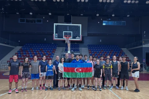 Gənc basketbol hakimləri üçün təlim-seminar keçirilib - FOTO