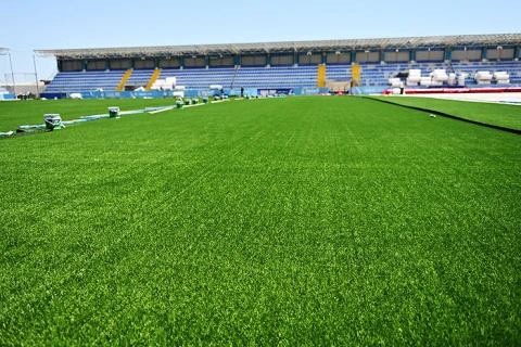 Təmirdə olan Bayıl stadionunun YENİ GÖRÜNTÜLƏRİ - FOTO
