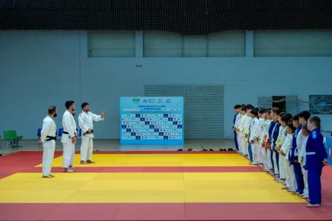 Mingəçevirdə cüdoçuların kəmər dərəcələri üzrə rəsmi imtahanı keçirilib - FOTO