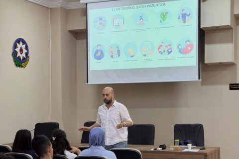 Azərbaycan atletləri üçün antidopinq seminarı keçirilib - FOTO
