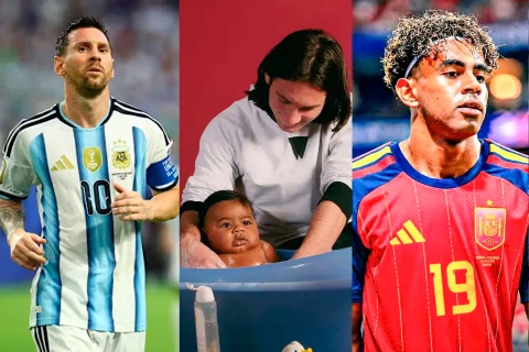 Messi və Lamin Yamal: 19 il əvvəlki foto DÇ-2026 finalına daşındı - FOTO