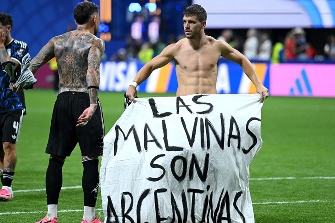 Argentina millisindən İngiltərə üzərində qələbədən sonra Malvin adaları mesajı - VİDEO