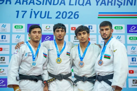 Kişi cüdoçular arasında Liqa yarışının son turu keçirilib