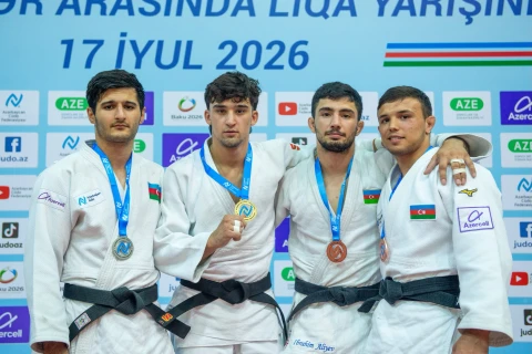 Kişi cüdoçular arasında Liqa yarışının son turu keçirilib