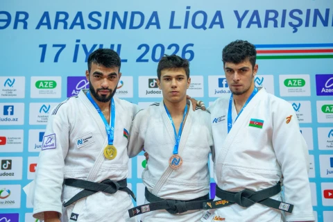 Kişi cüdoçular arasında Liqa yarışının son turu keçirilib