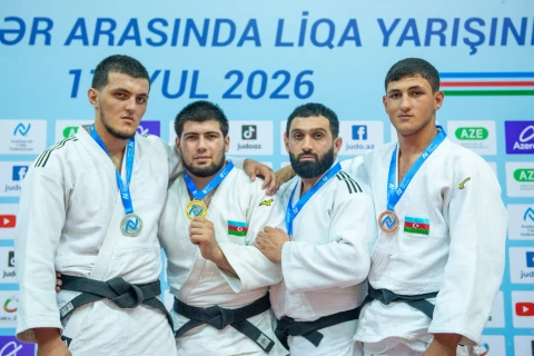Kişi cüdoçular arasında Liqa yarışının son turu keçirilib