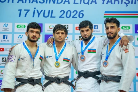 Kişi cüdoçular arasında Liqa yarışının son turu keçirilib