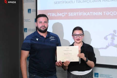 AMADA antidopinq təlimçi proqramının iştirakçılarına sertifikatlar təqdim edib - FOTO