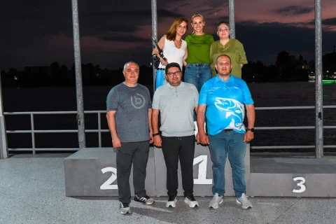 Mingəçevirdə idman federasiyaları arasında balıq ovu festivalı keçirilib - FOTO/VİDEO