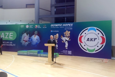 “Olimpiya Ümidləri” beynəlxalq karate turnirinin açılış mərasimi keçirilib - FOTO/VİDEO