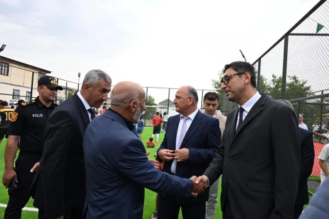 Zərdab, Ucar və Kürdəmirdə yeni “Sağlam məhəllə” idman zonaları istifadəyə verilib - FOTO