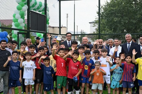 Zərdab, Ucar və Kürdəmirdə yeni “Sağlam məhəllə” idman zonaları istifadəyə verilib - FOTO
