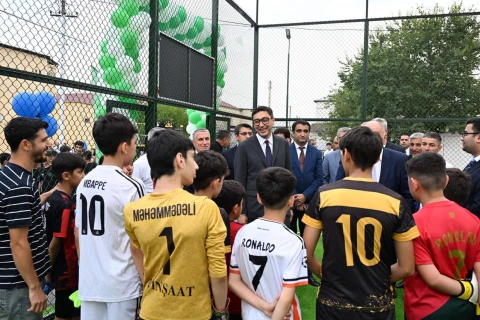 Zərdab, Ucar və Kürdəmirdə yeni “Sağlam məhəllə” idman zonaları istifadəyə verilib - FOTO