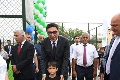 Zərdab, Ucar və Kürdəmirdə yeni “Sağlam məhəllə” idman zonaları istifadəyə verilib - FOTO