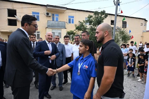 Zərdab, Ucar və Kürdəmirdə yeni “Sağlam məhəllə” idman zonaları istifadəyə verilib - FOTO