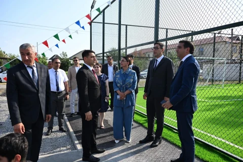 Zərdab, Ucar və Kürdəmirdə yeni “Sağlam məhəllə” idman zonaları istifadəyə verilib - FOTO
