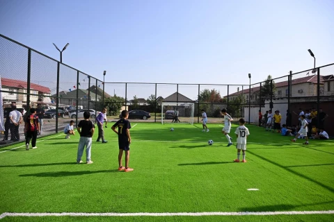 Zərdab, Ucar və Kürdəmirdə yeni “Sağlam məhəllə” idman zonaları istifadəyə verilib - FOTO